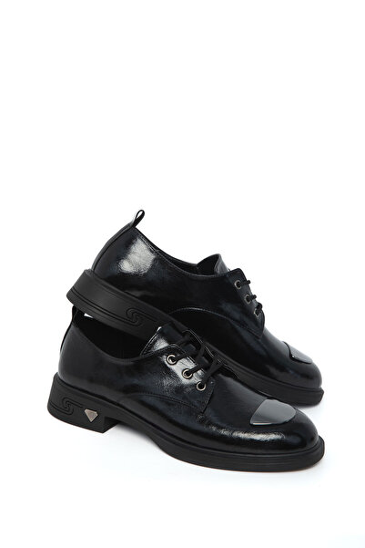 SOHO Черни матови дамски мокасини 21042