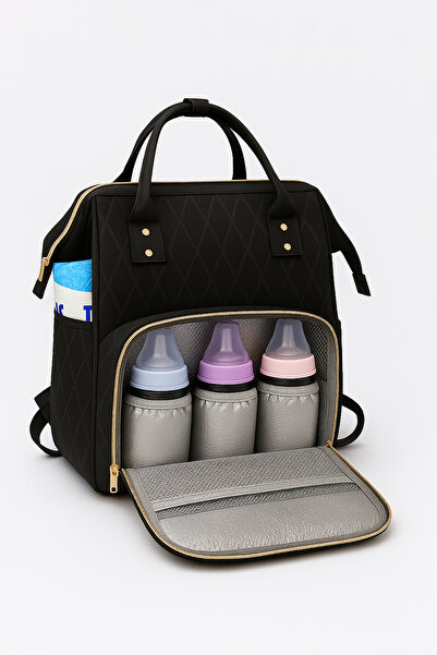 TRENDYOL SHOES Black Functional Thermal Mother Baby Care/Backpack Takaw26Si00000