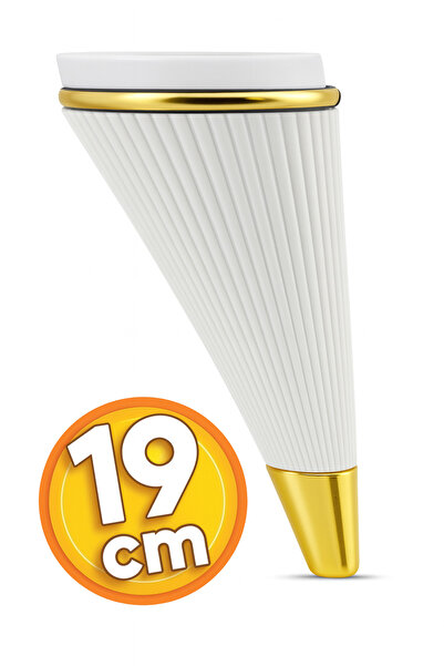 Badem10 Mobilier de lux din fier - 19 cm canapea cu picioare din aur alb canapea TV unitate canapea