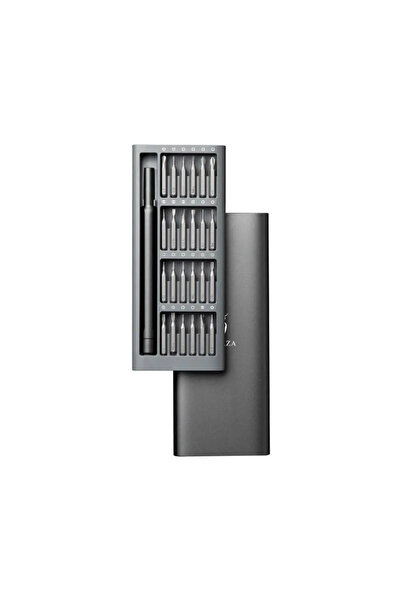 shaza 24 Parça Hassas Tornavida Seti - Mıknatıslı Alüminyum Kasa Telefon, Pc Vb. Tamir Seti