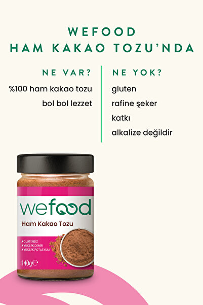 Wefood Ham Kakao Tozu 140 gr
