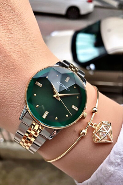 Homies ساعة يد نسائية أصلية بضمان لمدة عامين مقاومة للماء مع علبة هدايا وسوار...