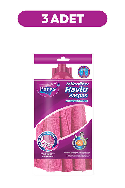 Parex Mikrofiber Havlu Paspas Üçlü Paket