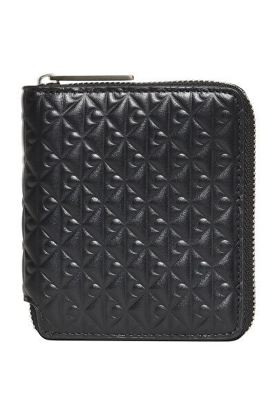 Calvin Klein Емблема с релефно лого ZIP BILLFOLD