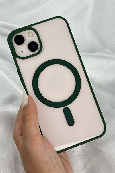 Vip Case İphone 15 Plus Uyumlu Kılıf Magsafe Kablosuz Şarj Özellikli Sararmaz...