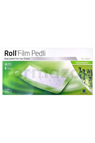 Roll Film Pedli Şeffaf Yara Örtüsü 10 x 20 cm