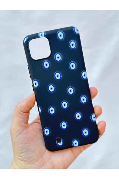 Vip Case Realme C11 - NAZAR BONCUKLU Silikon Darbe Emici Klasik Korumalı Rubber Kılıf