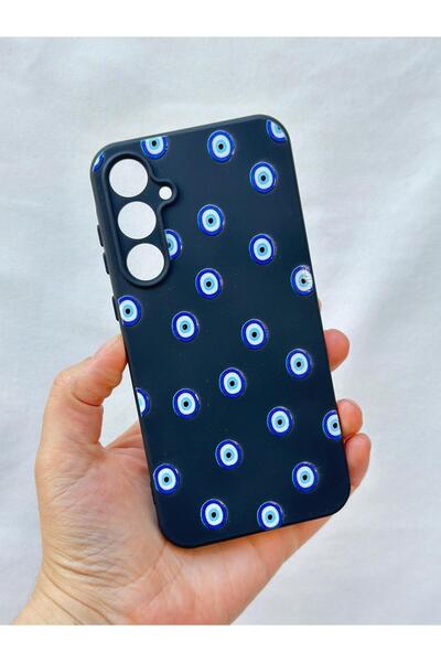 Vip Case Samsung Galaxy S23FE -NAZAR BONCUK DESENLİ Silikon Darbe Emici Klasik Korumalı Rubber Kılıf