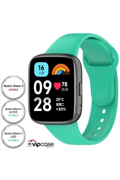 Vip Case Xiaomi Redmi Watch 3 Active Akıllı Saat Bileklik Silikon Kordon - Wa...