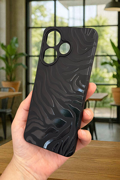 Vip Case Xiaomi Redmi 13 4G ZEBRA DESENLİ Silikon Darbe Emici Klasik Korumalı Rubber Kılıf277