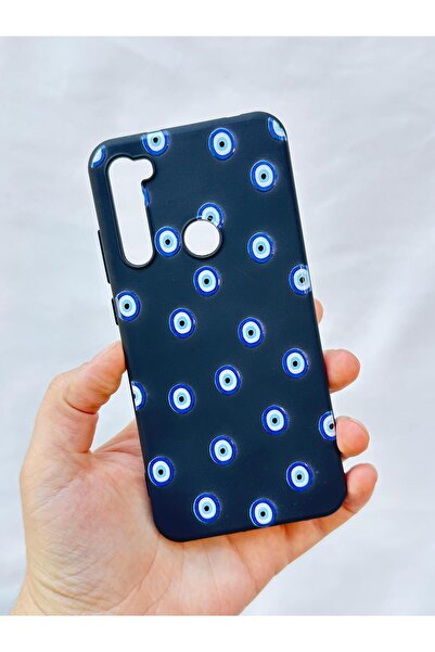 Vip Case Xiaomi Redmi Note 8 NAZAR BONCUK DESENLİ Silikon Darbe Emici Klasik ...