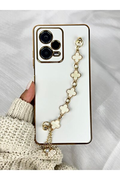 Vip Case Redmi Note 12 Pro 5g (Overseas) Dirt-Resistant Glossy Camera Protection Silicone Handset with Hand Grip