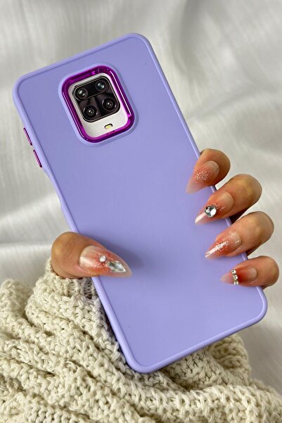 Vip Case Xiaomi Redmi Note 9 Pro-9S Uyumlu Kılıf Parlak Metal Çerçeveli Paste...