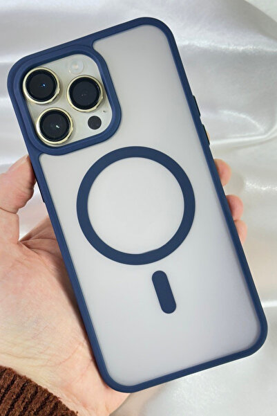 Vip Case iPhone 15 Pro Max-Yükseltilmiş Kamera Korumalı Buzlu Sararmaz Kablos...