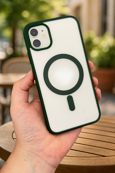 Vip Case Apple Iphone 11 Magsafe Wireless Şarj Özellikli Silikon 2mm Kamera Ç...