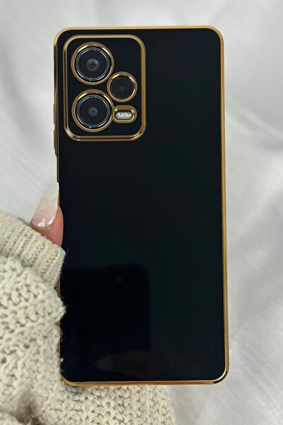 Vip Case Redmi Note 12 Pro 5g (Overseas) Dirt-Repellent Wipeable Glossy Camera Protected Silicone Bark Case