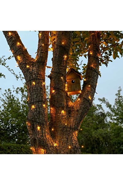 Bibilel Luminițe liniare de Crăciun Bibi, 17 m (cablu 220V 1 m), 200 LED-uri, 8 moduri, controler, fir negru, lumină caldă