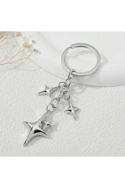 Halımax Star Decor Starry Keychain Bag Ornament Backpack Car Ornament Charm Gift