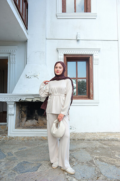 LOCCO Kadın Bel Bağlama Detay İkili Takım Taş