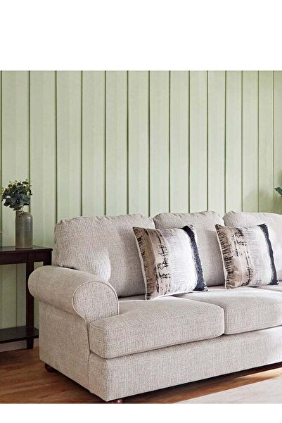 soufa dibaj 3-Seater Fabric Sofa with Two Cushions from Donatella 99x100x220 cm