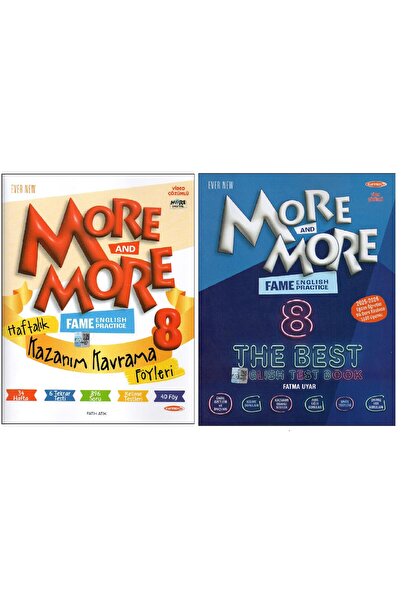 Fenomen Yayıncılık Kurmay Elt 8. More More Fame The Best English Test Book+ K...