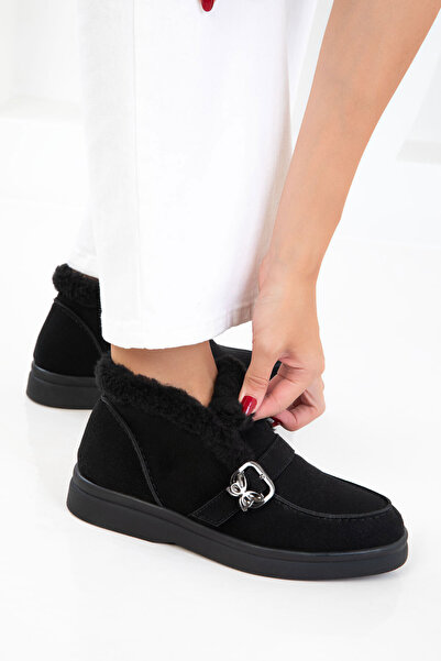 SOHO Black Suede Women's Boots & Booties 20850