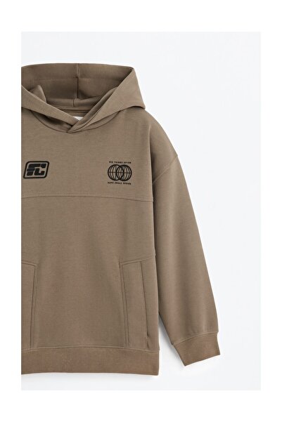 LEFTIES Bedrucktes Interlock-Sport-Sweatshirt für Kinder