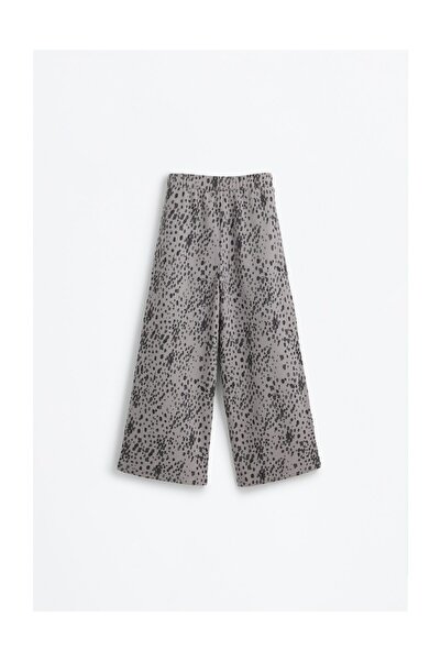 LEFTIES Kids Printed Culottes with Knot.