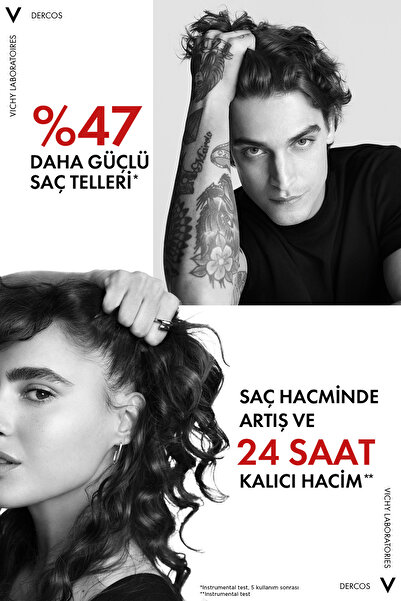Vichy Dercos Energy+ Niasinamid İçeren Koparak Dökülme Karşıtı Şampuan 400 ml