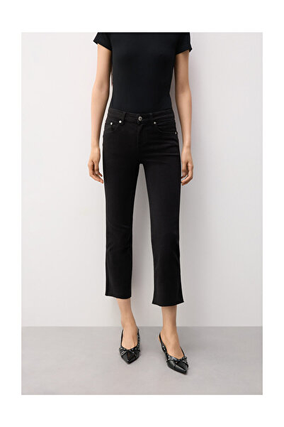 LEFTIES Жіночі міні-джинси з розкльошеними штанинами