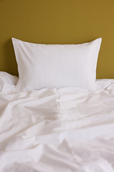 TRENDYOLMİLLA HOME Single 100% Cotton Quilt Cover Set with Line Stitching Detail Tphaw26Tkn00001