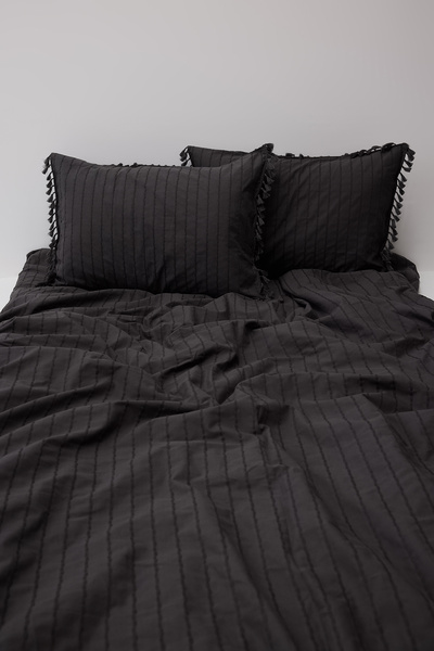 TRENDYOLMİLLA HOME Double 100% Cotton Boho Duvet Cover Set with Tassel Detail Tphaw26Ckn00003