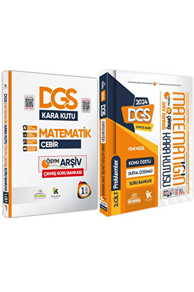 Karakutu Yayınları Dgs matematiğin Kara Kutusu 1.ve 2.cilt Konu Özetli D.çözü...