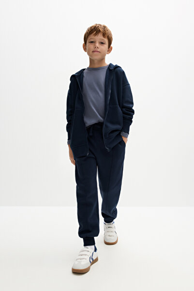 LEFTIES Gyerekek kapucnis kabátja cipzárral