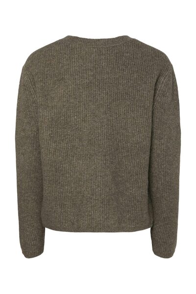 PIECES Pcsilly Ls Rev Tie Knit Noos Bc