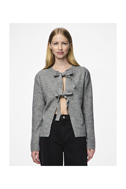 PIECES Pcsilly Ls Rev Tie Knit Noos Bc