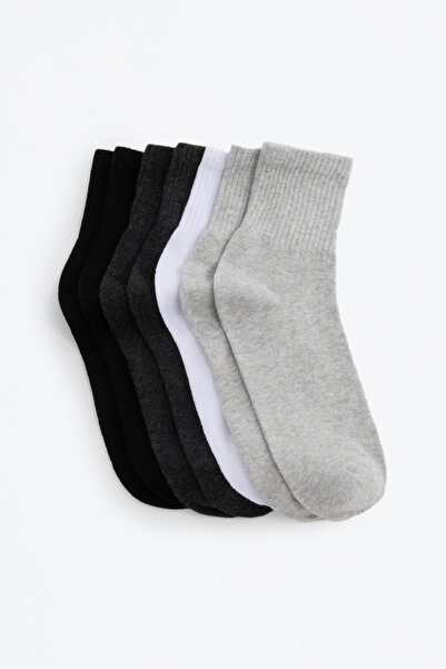 LEFTIES Gyerekeknek 5 darabos, rövid, bordázott zokni szett