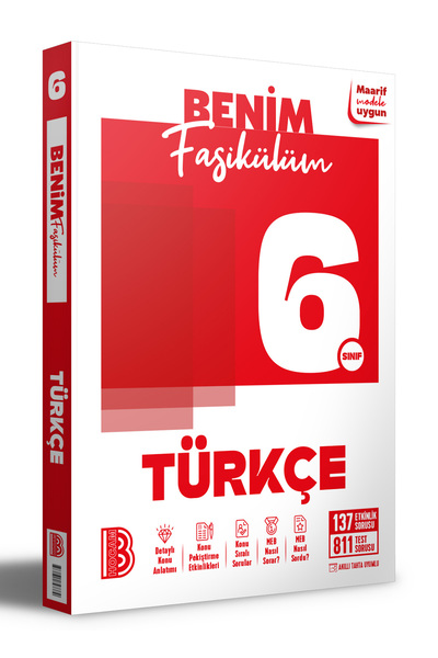 Benim Hocam Yayınları 6. Sınıf Türkçe Benim Fasikülüm Benim Hocam Yayınları