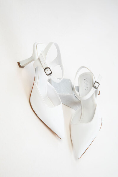 SOHO Beyaz Kadın Klasik Topuklu Ayakkabı 20644