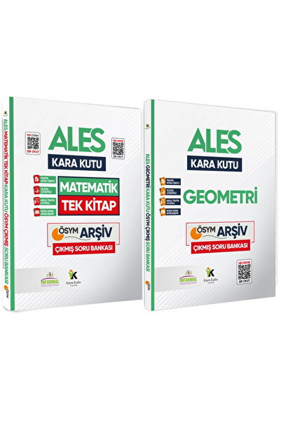 Karakutu Yayınları Ales Matematik Tek Kitap Ve Geometrinin Kara Kutusu Konu Ö...