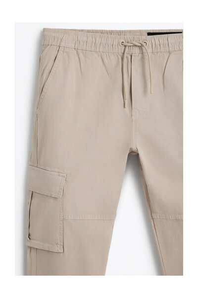 LEFTIES Men's Straight Cargo Jogger Trousers