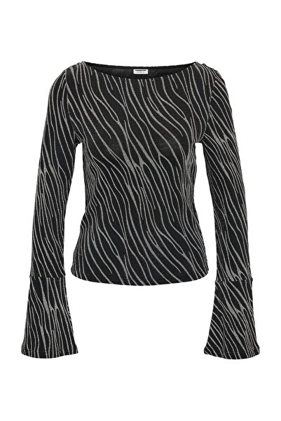 Noisy May Nmgilly L/S Boatneck Bellsleeve Top Jrs