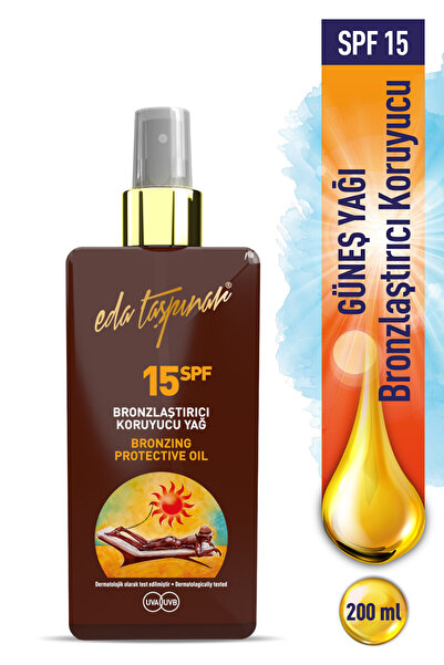 Eda Taşpınar Bronzlaştırıcı Koruyucu Yağ Sprey Kapak - 200 ml