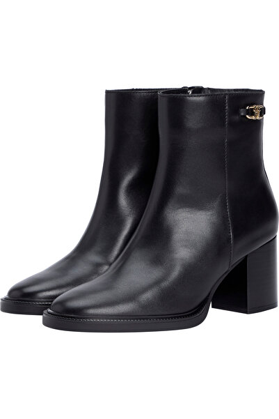 Tommy Hilfiger ΔΕΡΜΑΤΙΝΟ ΜΠΟΤΑΚΙ ΜΕ ΣΤΑΚΕΝΤΑ ΤΑΚΟΥΝΙΑ