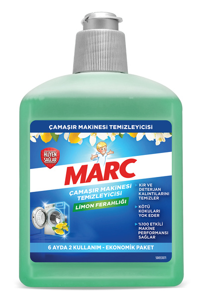 Marc Çamaşır Makinesi Temizleyicisi Floral 500 ml + Limon Ferahlığı 500 ml