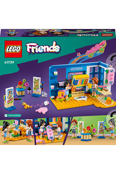 LEGO ® Friends Liann'ın Odası 41739 - 6+ Çocuklar için Yaratıcı Oyuncak Yapım Seti (204P)