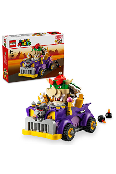 LEGO ®   مجموعة بناء سيارة سوبر ماريو باوزر موسكال كار 71431 للأطفال بعمر 8 سنوات فما فوق (458 صفحة)