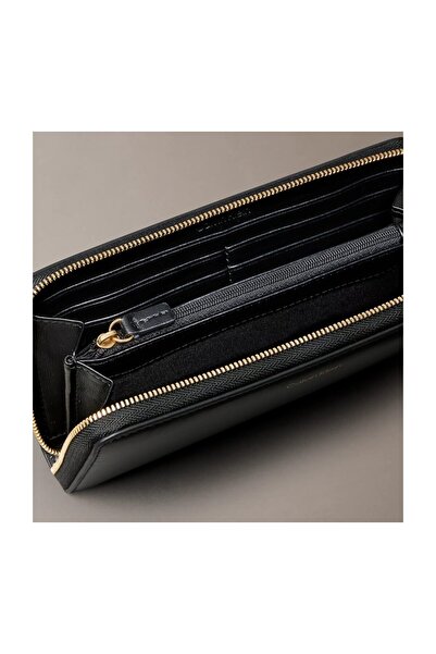 Calvin Klein Velká černá dámská peněženka Ck se zipem