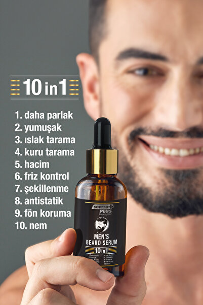 Softto Plus Men's Mucize Sakal Serumu 10in1 50ml