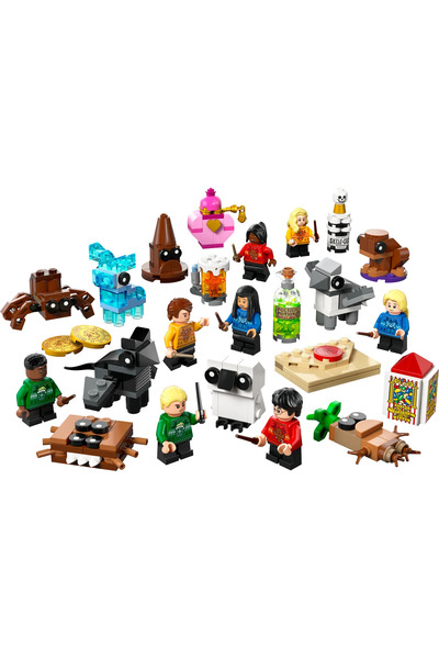 LEGO ®   هاري بوتر ™   تقويم العام الجديد 2025 76456 - مجموعة العد التنازلي للعام الجديد للأطفال من سن 7 سنوات فما فوق (278 صفحة)